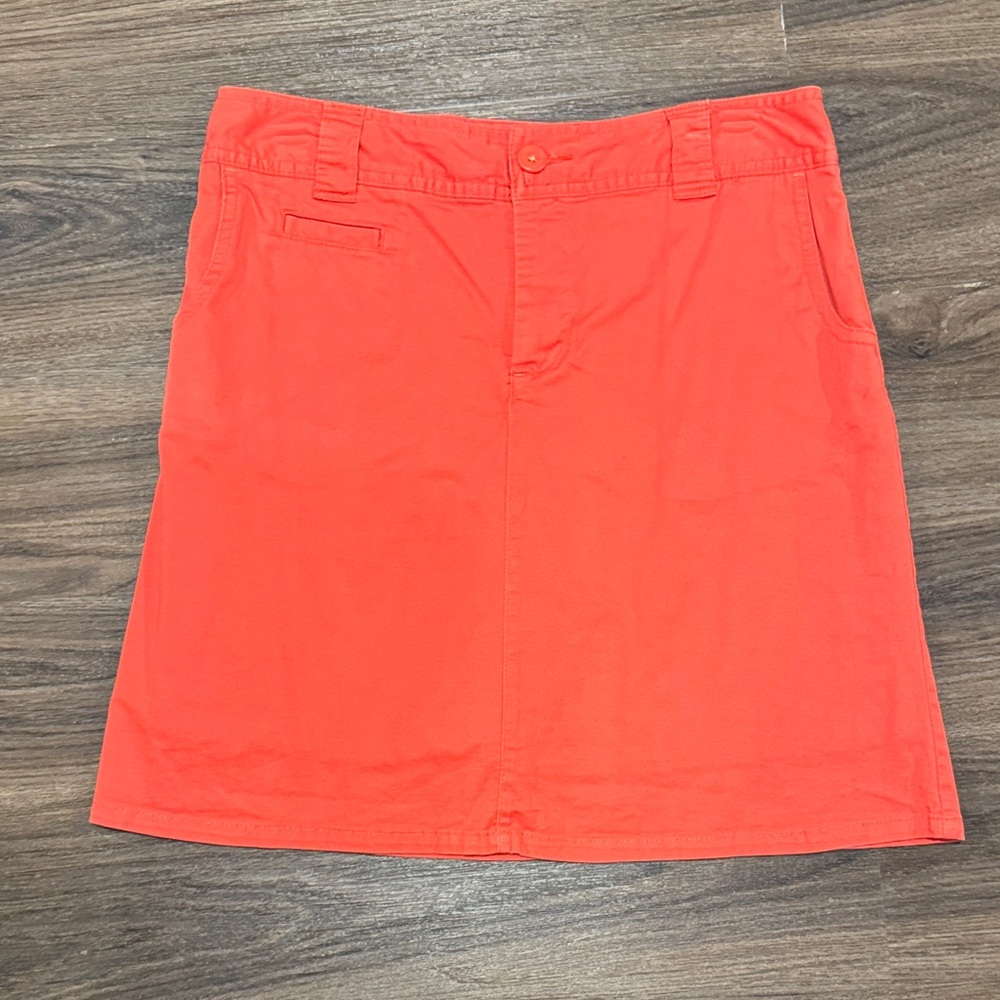 Vibrant Orange Women's Skirt Skort
